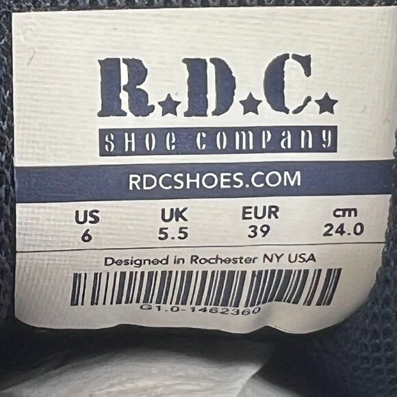 R.D.C Mens Multicolor Glory Patriotic Striped Low Top Lace Up Size 6 Sneakers - Picture 9 of 10